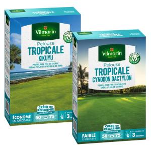 Pelouse Tropicale - Kikuyu - 500 g + Pelouse Tropicale - Cynodon Dactylon - 500 g